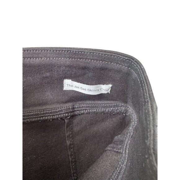 FRAME Womens Black Waxed Pull On Jeans Size 1 - Picture 6 of 6